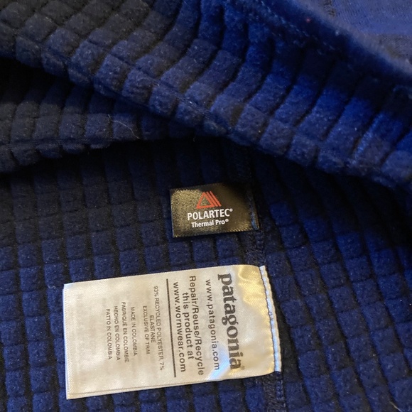 W's Patagonia R1 Grid Fleece - Picture 3 of 5
